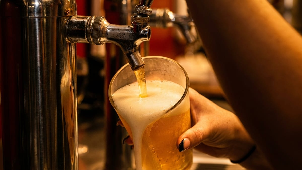 Happy hour at the bar