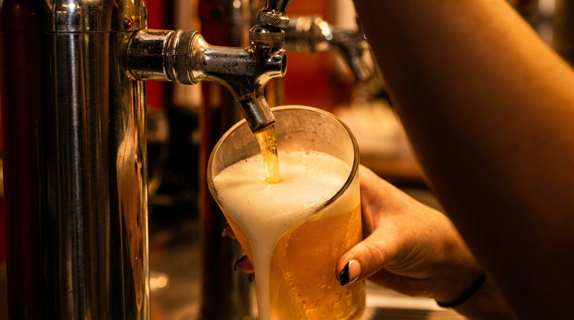 Happy hour at the bar